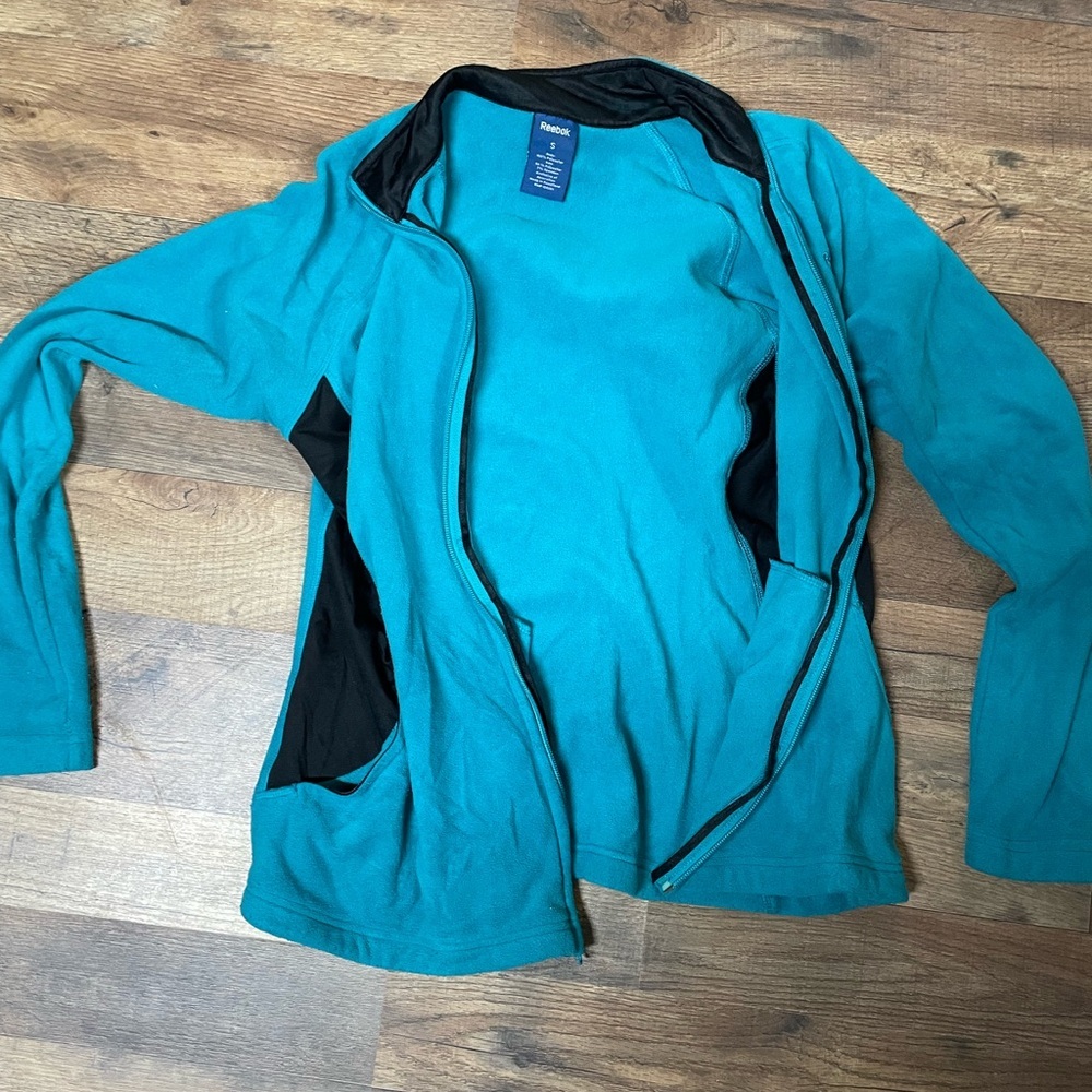 Hanes Teal and Black Women's Utility Jacket